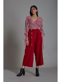 Mati - Bridge Stripe Shirt - Red