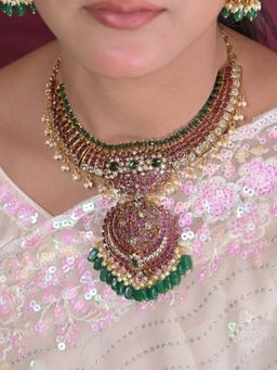 Swan Jewels - Gopika Abharan Temple Bridal Jewellery Set