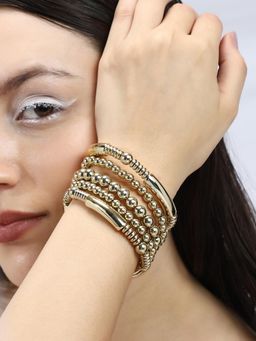 Sohi - Women's The Alamkara Multi-Layer Bracelet - California Gold