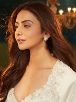 Accessher - Gold Tone Floral American Diamond Studs for Women