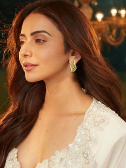 Accessher - Gold Plated Chunky Twisted Knot Geometric Drop Earrings