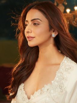 Accessher - Gold Tone American Diamond Solitaire Studs for Gifting