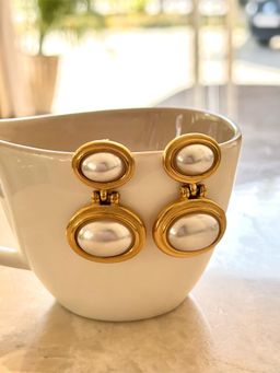 AMOSSH - Halo Earrings - Waterproof18k Gold Plated