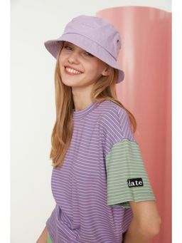 Trendyol - Women's Comfortable Purple T-shirts