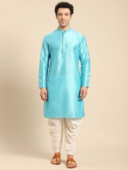 Amodh by Kisah - Men Blue Kurta