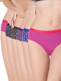 Lyra - Lux Lyra 211 Asorted Cotton Panty-Multi-Color