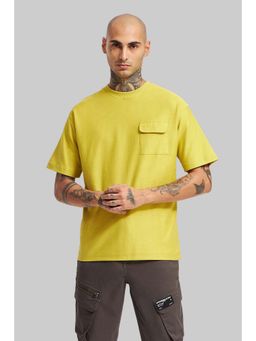 UNDERRATED CLUB - Patch Pocket Yellow T-Shirt