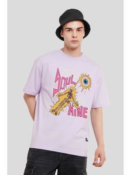 UNDERRATED CLUB - Your Soul Is Mine Lavender Graphic Printed T-Shirt
