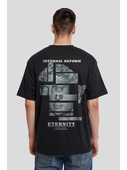 UNDERRATED CLUB - Eternity New Black Oversized Fit T-Shirt