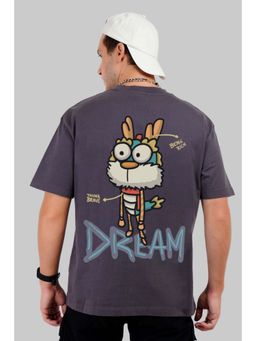 UNDERRATED CLUB - Dream Dark Grey Oversized Fit T-Shirt