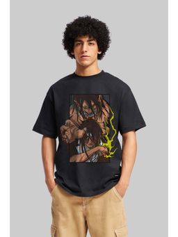 UNDERRATED CLUB - Deadly Dude Black Oversized Fit T-Shirt