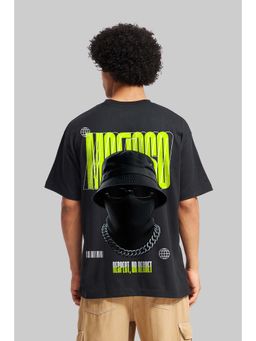 UNDERRATED CLUB - Mafiaso Black Oversized Fit T-Shirt