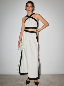 Cove and Lane - Luna White Crop Top