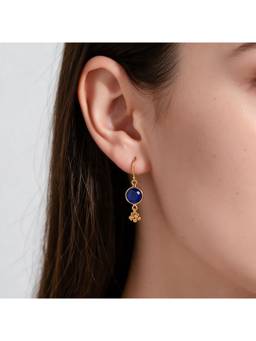 Salty - Raga Chime Gemstone Drop Earrings Blue