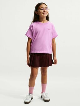 Nike - Sportswear Big Girls Purple Boxy T-Shirt