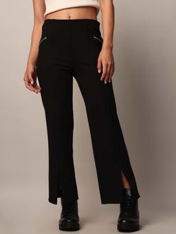 ONLY - Black Slit Hem Pant