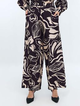 Cover Story - Black Printed Trouser