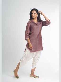 Gatsby Collection - Aaj Mauve Kurta with Dhoti