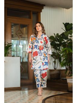 DIMPLE DESIGN STUDIO - Willow Multicolor Cotton Kurta with Salwar
