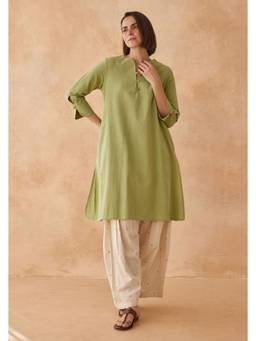 Tara-C-Tara - Sage Green Kurta With Salwar