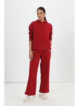 Femmella - Red Fleece Hoodie