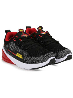 Campus - Patterned NT-351 Black Sports Shoes For Unisex