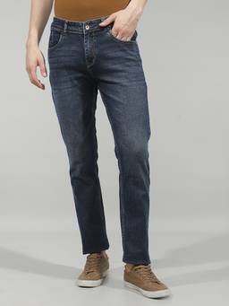 CRIMSOUNE CLUB - Men Blue Slim Fit Jeans