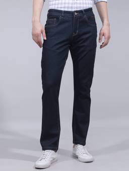 CRIMSOUNE CLUB - Men Blue Slim Fit Jeans