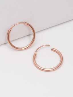 GIVA - 925 Sterling Silver Rose Gold Mini Hoop Earrings for women