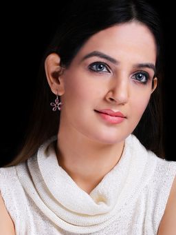 GIVA - 925 Sterling Silver Cherry Blossom Stud Earring for Women and Girls