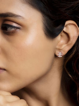 GIVA - 925 Sterling Silver Rose Gold Elegant Stud Earring for Women and Girls