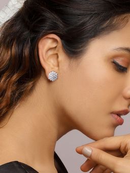 GIVA - 925 Sterling Silver Zircon Shining Star Stud Earring for Women and Girls