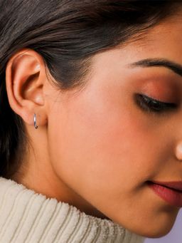 GIVA - 925 Oxidised Silver Classic Vintage Baali Stud Earring for Women and Girls