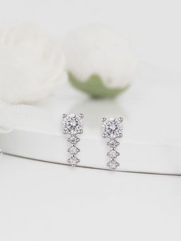 GIVA - 925 Sterling Silver Zircon Charming Stud Earrings for Women