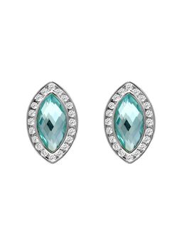 GIVA - 925 Sterling Silver Aquamarine Marquise Earrings for Women