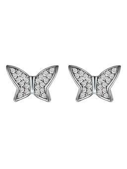 GIVA - 925 Sterling Silver Zircon Shining Butterfly Stud Earring For Women