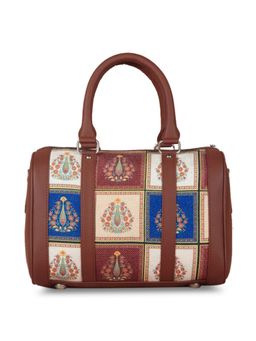 Zouk - Women's Printed Vegan Leather Handmade Handbag