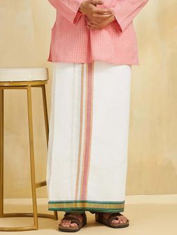 Fabindia - Multi Cotton Blend Dhoti Mundu