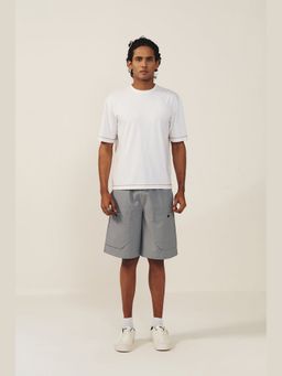 Muvazo - Grey Metro Pocket Shorts