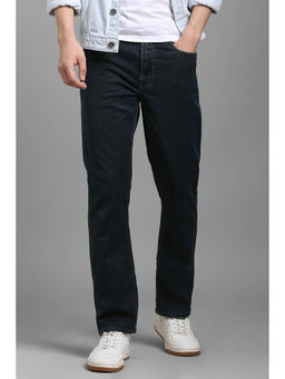 Louis Philippe - Men Navy Blue Slim Fit Jeans