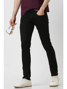 Peter England - Men Black Skinny Fit Jeans