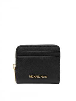 Michael Kors - Black Jet Set Textured Wallet