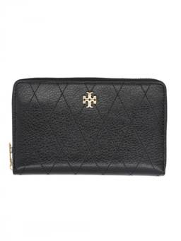 TORY BURCH - Black Kira Quilted Wallet