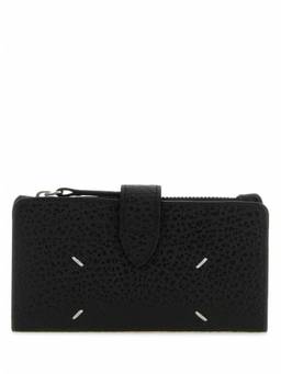 Maison Margiela - Black Signature Four Stitch Wallet