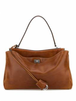 Balenciaga - Brown Rodeo Medium Satchel