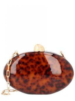 Cult Gaia - Brown Eviana Mini Clutch