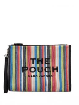 Marc Jacobs - Multicolor Stripe Mesh Large Clutch