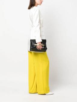 Victoria Beckham - Black Chain Pouch Leather Shoulder Bag