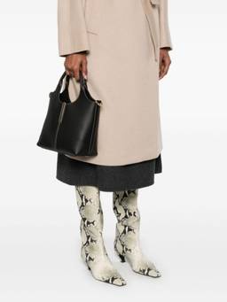 TOD'S - Black Leather Tote Bag