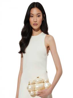 Cult Gaia - Off White Bolla Clutch